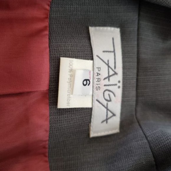 Vintage Taiga Paris Zip Front Dress - Picture 9 of 9